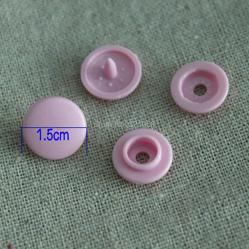 100 sets/lot of KAM T15 plastic snap button frosted surface quilt cover sheet button bag rain button garment accessories
100 sets/lot of KAM T15 plastic snap button frosted surface quilt cover sheet button bag rain button garment accessories
