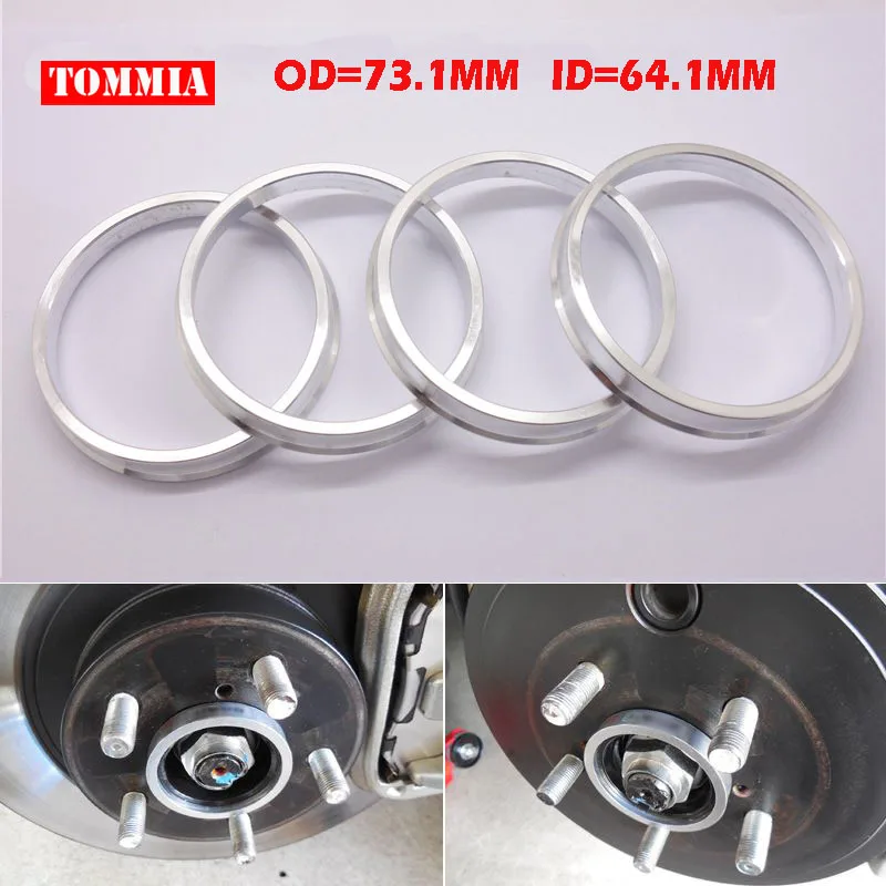 TOMMIA Alloy Wheel Hub Centric Spigot Rings 73.1 - 64.1 wheel Spacer Set of 4
TOMMIA Alloy Wheel Hub Centric Spigot Rings 73.1 - 64.1 wheel Spacer Set of 4