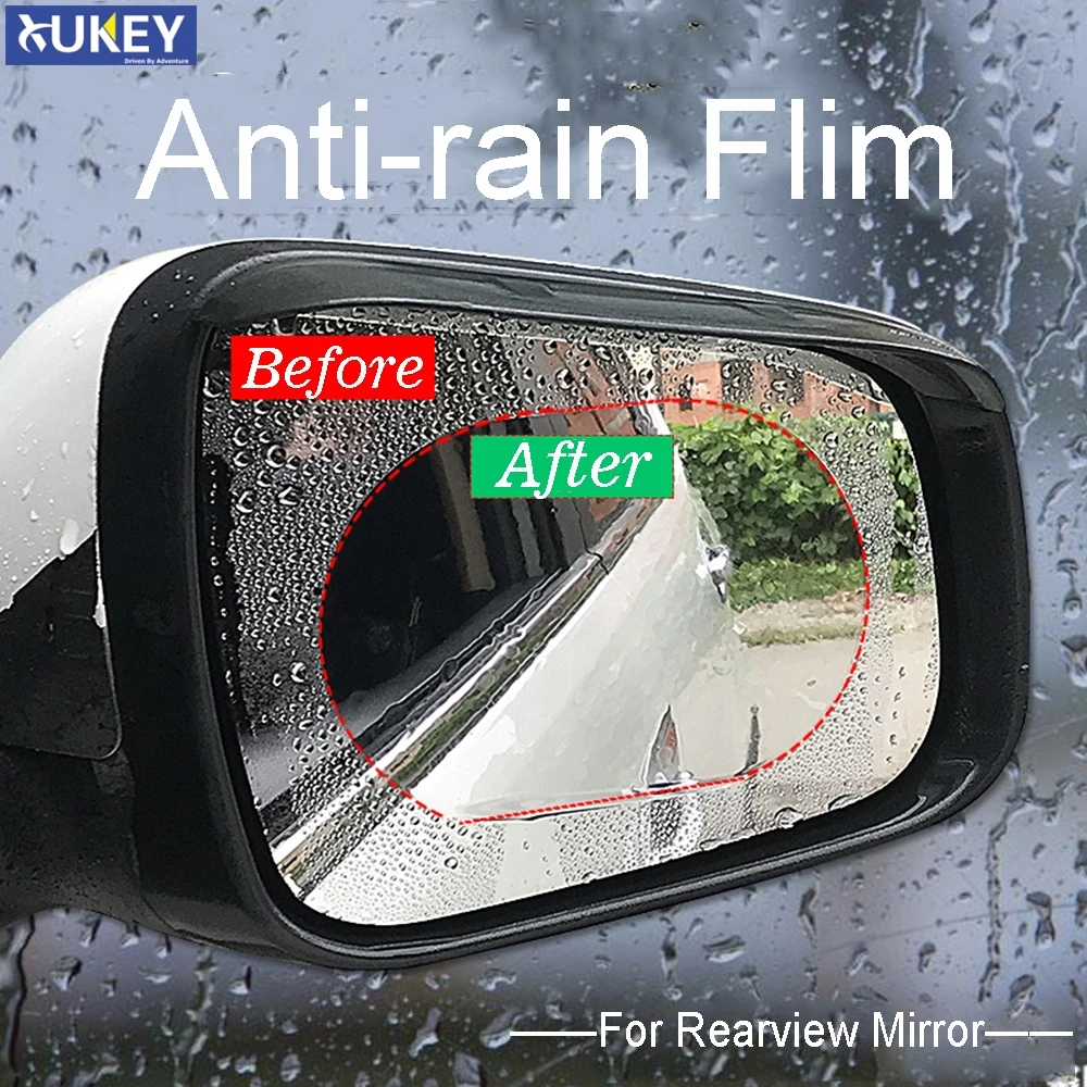 2Pcs Car Rearview Mirror Protective Film Anti Fog Window Clear Rainproof Rear View Mirror Protective Soft Film Auto Accessories
2Pcs Car Rearview Mirror Protective Film Anti Fog Window Clear Rainproof Rear View Mirror Protective Soft Film Auto Accessories