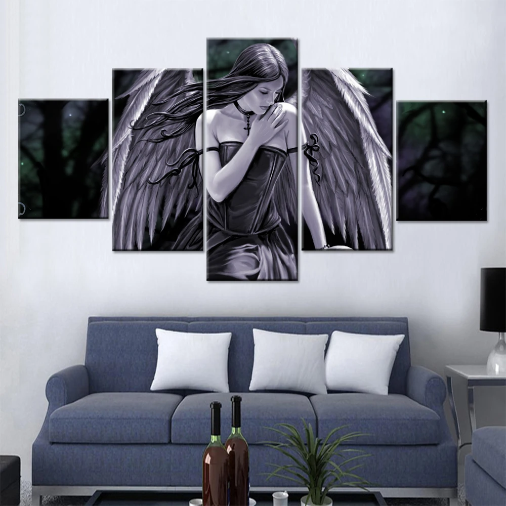 HD Printing Modern Framework Pictures For Living Room Or Bedroom Paintings Angel Girl Decoration Canvas Posters Modular Wall Art
HD Printing Modern Framework Pictures For Living Room Or Bedroom Paintings Angel Girl Decoration Canvas Posters Modular Wall Art