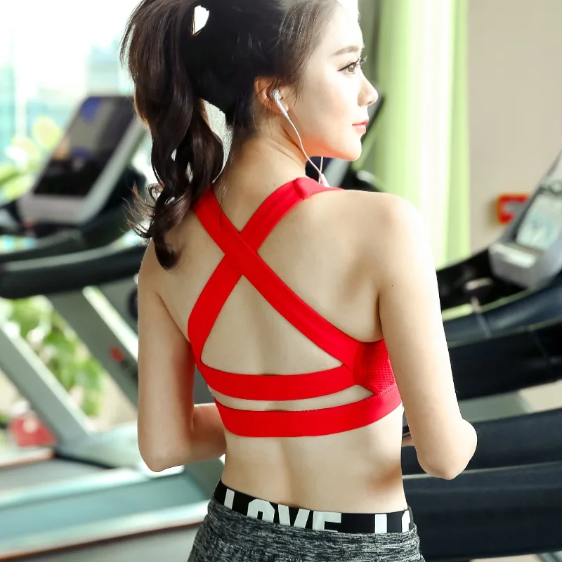 New Women Cross Design Sports Bra Push Up Shockproof Vest Tops with Padding for Running Gym Fitness Jogging Yoga Shirt 4XL
New Women Cross Design Sports Bra Push Up Shockproof Vest Tops with Padding for Running Gym Fitness Jogging Yoga Shirt 4XL