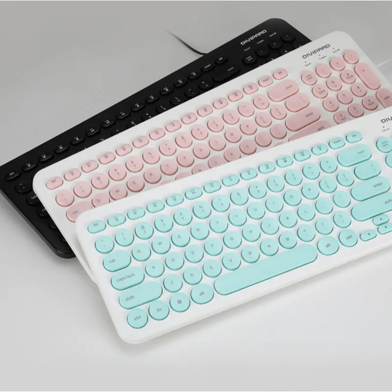 Fashionable retro Punk Ultra-Thin Wired Business Office Keyboard Mouse Combo HD Laser Engraving round chocolate key cap
Fashionable retro Punk Ultra-Thin Wired Business Office Keyboard Mouse Combo HD Laser Engraving round chocolate key cap