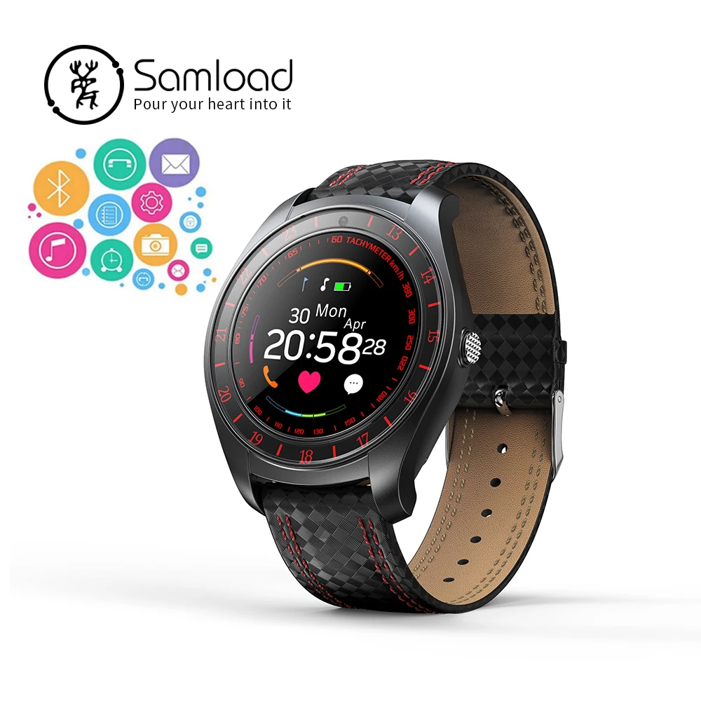Samload Business Smart Round Watch Bluetooth Bracelet Fitness Tracker Alarm Clock Support SIM Card GSM For Android Phone Xiaomi
Samload Business Smart Round Watch Bluetooth Bracelet Fitness Tracker Alarm Clock Support SIM Card GSM For Android Phone Xiaomi