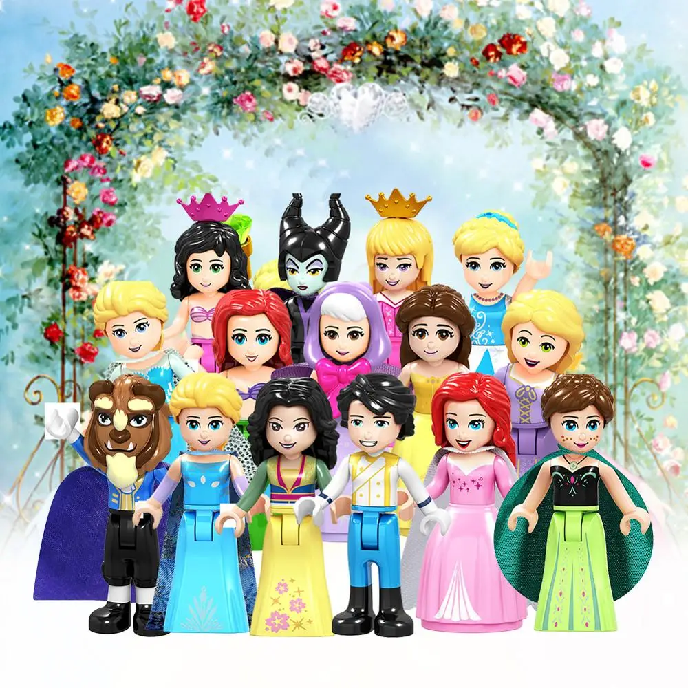 Princess Fairy Tale Series cartoon Building Blocks Anna Elsa Cinderella Compatible Friends Toys Bricks toys for children girl
Princess Fairy Tale Series cartoon Building Blocks Anna Elsa Cinderella Compatible Friends Toys Bricks toys for children girl