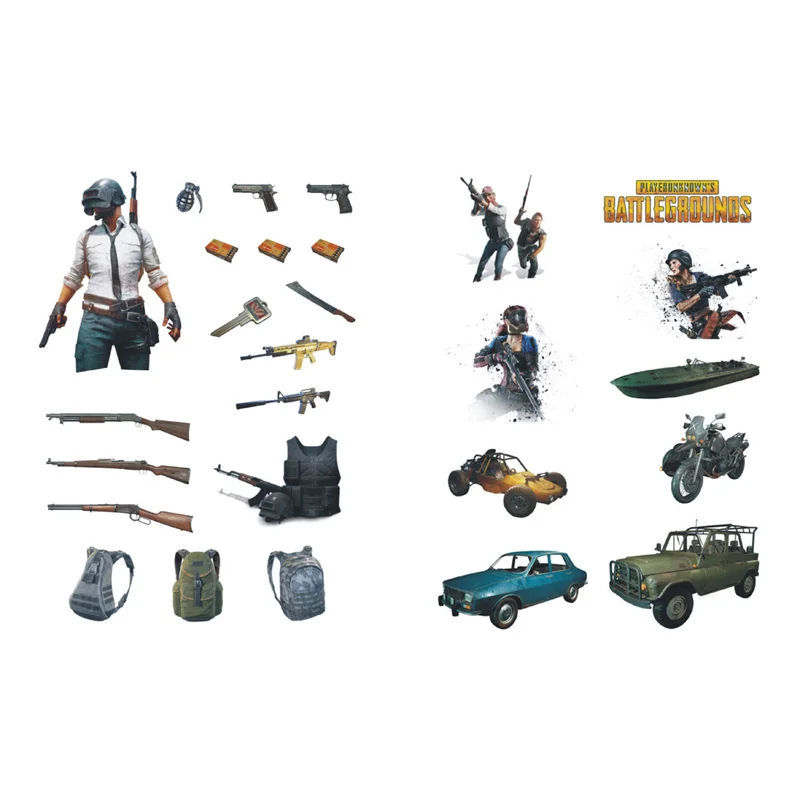 1 PCS Large Size BATTLEGROUNDS PUBG Game DIY Uncut Decoration Scrapbooking Waterproof Laptop Diary Bullet Journal Sticker
1 PCS Large Size BATTLEGROUNDS PUBG Game DIY Uncut Decoration Scrapbooking Waterproof Laptop Diary Bullet Journal Sticker