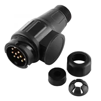 car port 12V 13 Pin Electric Trailer Plug Plastic 13 Pole Wiring Connector Adapter Black auto accessorie
car port 12V 13 Pin Electric Trailer Plug Plastic 13 Pole Wiring Connector Adapter Black auto accessorie