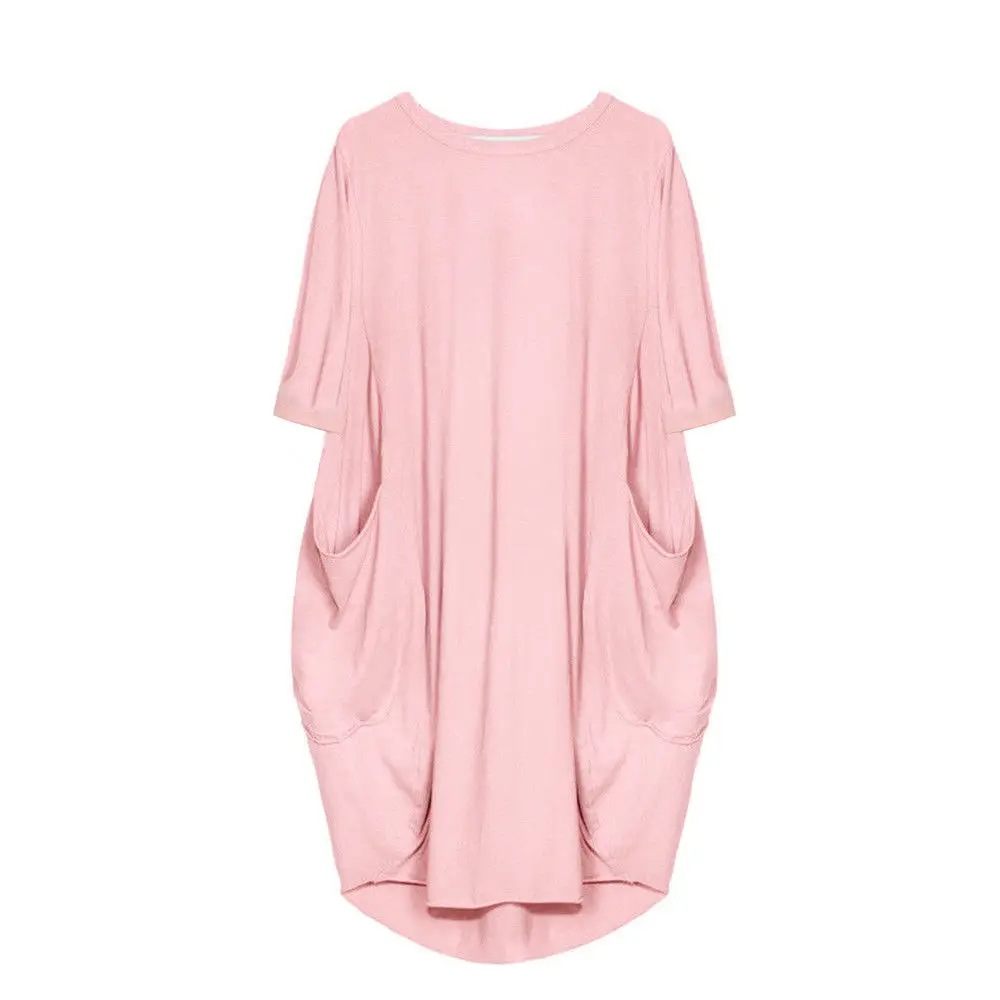 Casual Dress Sleeve Half Women Baggy Shirt Italian Lagenlook Sexy Short Boho Soft Cotton Stretch Loose S M L XL 2XL 3XL 4XL 5XL
Casual Dress Sleeve Half Women Baggy Shirt Italian Lagenlook Sexy Short Boho Soft Cotton Stretch Loose S M L XL 2XL 3XL 4XL 5XL