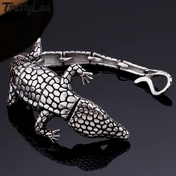 Cool Animal Lizard Bracelet Man Punk Rocker Stainless Steel Mens Bracelets Bangles Friendship Male Bangle Jewelry Party Gifts
Cool Animal Lizard Bracelet Man Punk Rocker Stainless Steel Mens Bracelets Bangles Friendship Male Bangle Jewelry Party Gifts