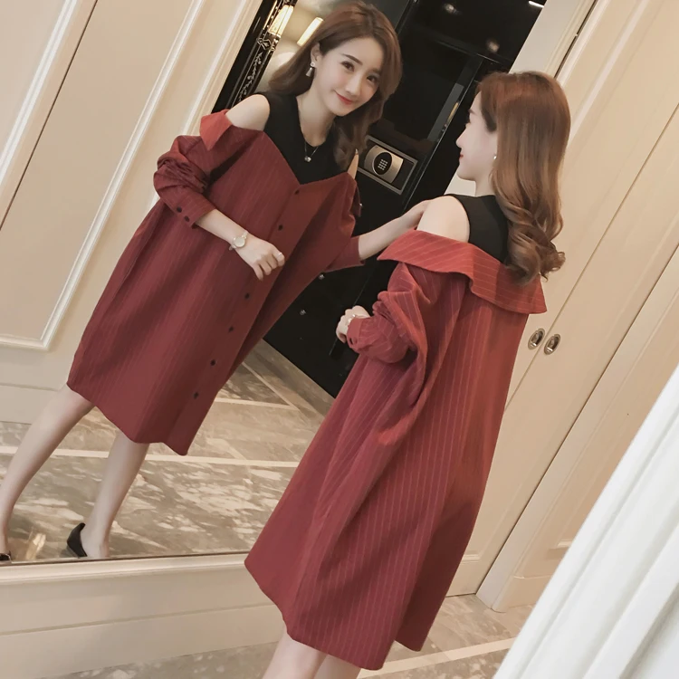 Nursing Dress Loose Spring Autumn Maternity Clothes Off Shoulder Dresses Charming Clothes for Pregnant Women Elegant Pregnancy
Nursing Dress Loose Spring Autumn Maternity Clothes Off Shoulder Dresses Charming Clothes for Pregnant Women Elegant Pregnancy