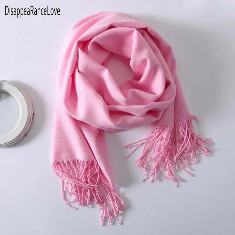 2019 Women solid color cashmere scarves with tassel lady winter thick warm scarf high quality female shawl hot sale 13
2019 Women solid color cashmere scarves with tassel lady winter thick warm scarf high quality female shawl hot sale 13