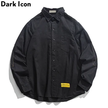 Solid Color Long Sleeved Shirt Men Turn-down Collar Front Pocket Oversized Shirt Contrast Threads on Sleeve Shirt for Men
Solid Color Long Sleeved Shirt Men Turn-down Collar Front Pocket Oversized Shirt Contrast Threads on Sleeve Shirt for Men