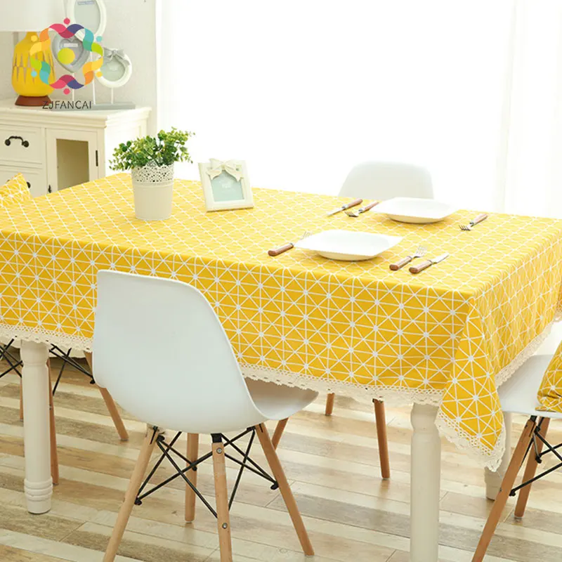 ZJFANCAI Rural Style Cotton And Linen Tablecloth Hotel Kitchen Table Rectangle Table Cloth
ZJFANCAI Rural Style Cotton And Linen Tablecloth Hotel Kitchen Table Rectangle Table Cloth