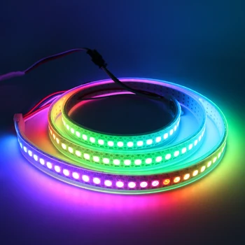1m WS2812 144leds/m RGB Led Strip White PCB IP65 DC5V SMD5050 Flexible Ribbon Light Tape Waterproof Indoor Home Decoration light
1m WS2812 144leds/m RGB Led Strip White PCB IP65 DC5V SMD5050 Flexible Ribbon Light Tape Waterproof Indoor Home Decoration light