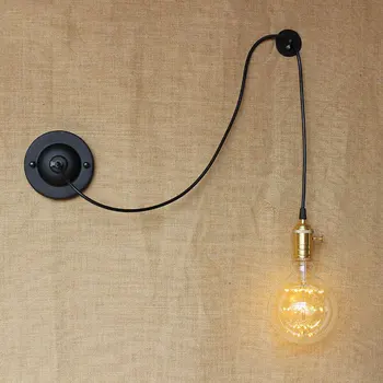 DIY antique retro black iron ball wall lamps E27/E26 110V-220V for workroom bedside bedroom industrial wall Lights
DIY antique retro black iron ball wall lamps E27/E26 110V-220V for workroom bedside bedroom industrial wall Lights