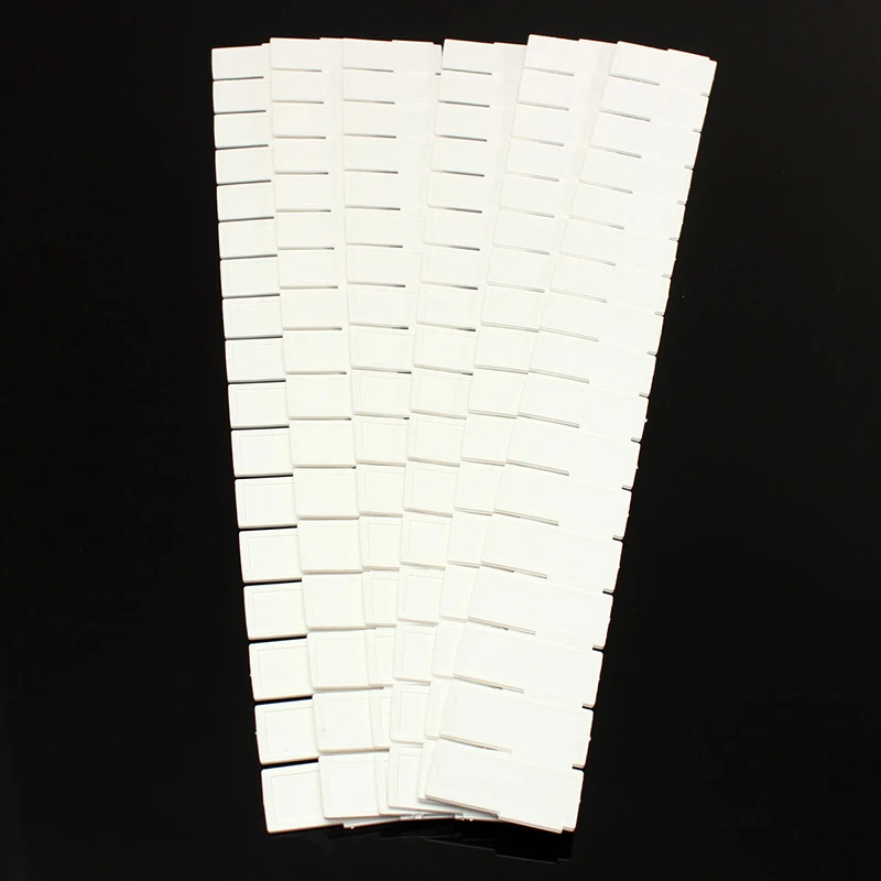 6pcs x Plastic DIY Grid Clapboard Divider Drawer Closet Storage Organizer White