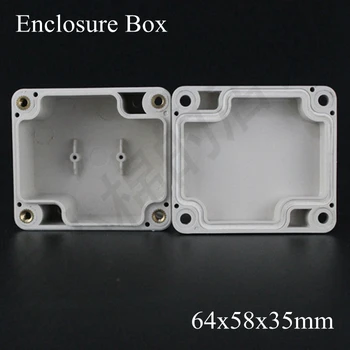 (1 piece/lot) 64*58*35mm Grey ABS Plastic IP65 Waterproof Enclosure PVC Junction Box Electronic Project Instrument Case
(1 piece/lot) 64*58*35mm Grey ABS Plastic IP65 Waterproof Enclosure PVC Junction Box Electronic Project Instrument Case