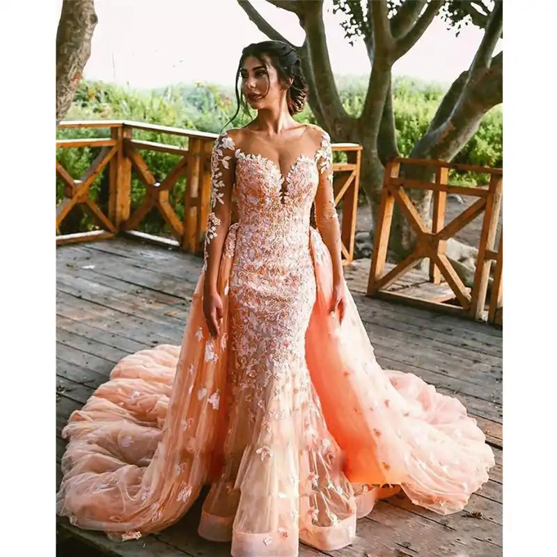 evening gowns with trains