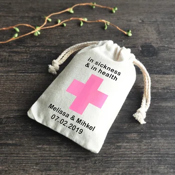 Personalized Wedding Favor Bags, In Sickness and In Health Favor Bags, Bachelorette Favor,First Aid Kit Bags
Personalized Wedding Favor Bags, In Sickness and In Health Favor Bags, Bachelorette Favor,First Aid Kit Bags