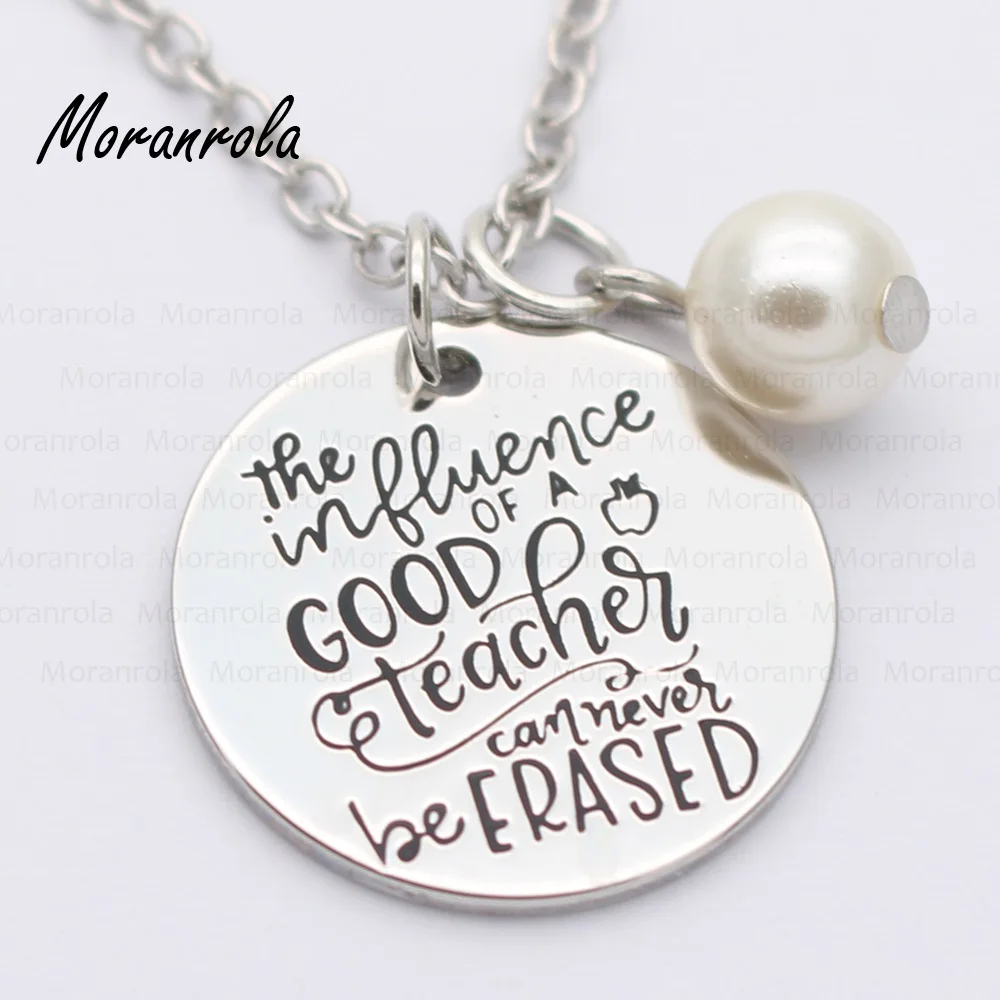 New arried "The influence of a good teacher "Copper necklace Keychain,charm Graduation teacher Gift teacher appreciation
New arried "The influence of a good teacher "Copper necklace Keychain,charm Graduation teacher Gift teacher appreciation