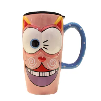 3D Expression Hand-painted Color Under Glaze Ceramic Creative Fashion Cat Mug Cup Of Coffee Cup With Lid Originally Mugs
3D Expression Hand-painted Color Under Glaze Ceramic Creative Fashion Cat Mug Cup Of Coffee Cup With Lid Originally Mugs