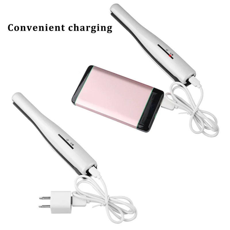 2 in 1 Cordless Hair Straightener Hair Curler Curling Iron Portable Rechargeable Ceramic Flat Iron with USB Charging for Travel
2 in 1 Cordless Hair Straightener Hair Curler Curling Iron Portable Rechargeable Ceramic Flat Iron with USB Charging for Travel