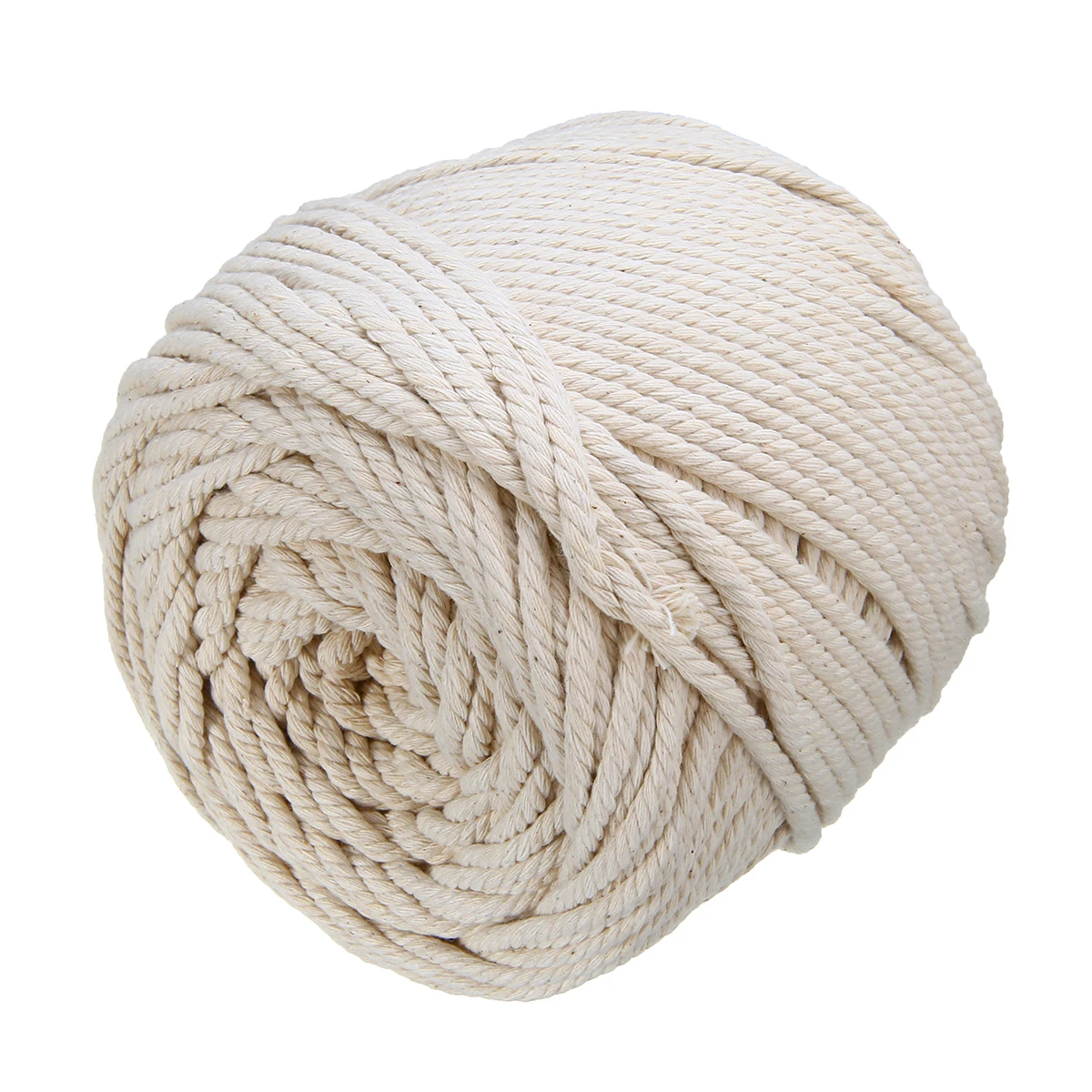 Natural Beige Macrame Rope Soft Cotton Twisted Cord 4mmx110m Craft Artisan String DIY Handmade Tying Thread Cord Rope
Natural Beige Macrame Rope Soft Cotton Twisted Cord 4mmx110m Craft Artisan String DIY Handmade Tying Thread Cord Rope