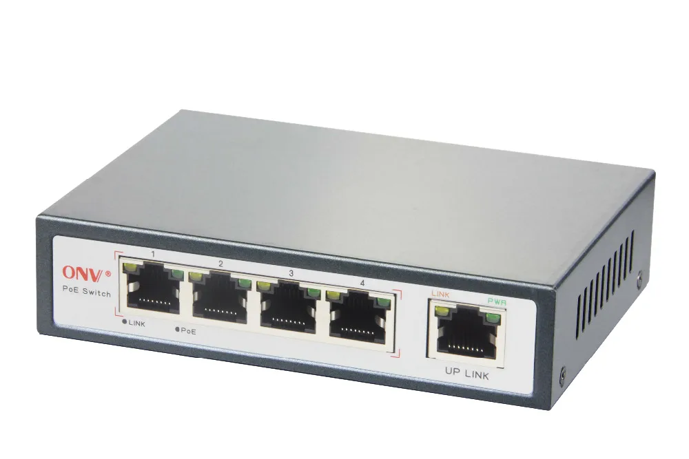 5 Порты и разъёмы переключатель 4 в PoE одного Ethernet Uplink 1 6 Гбит/с IEEE802.3at(30 Вт) |