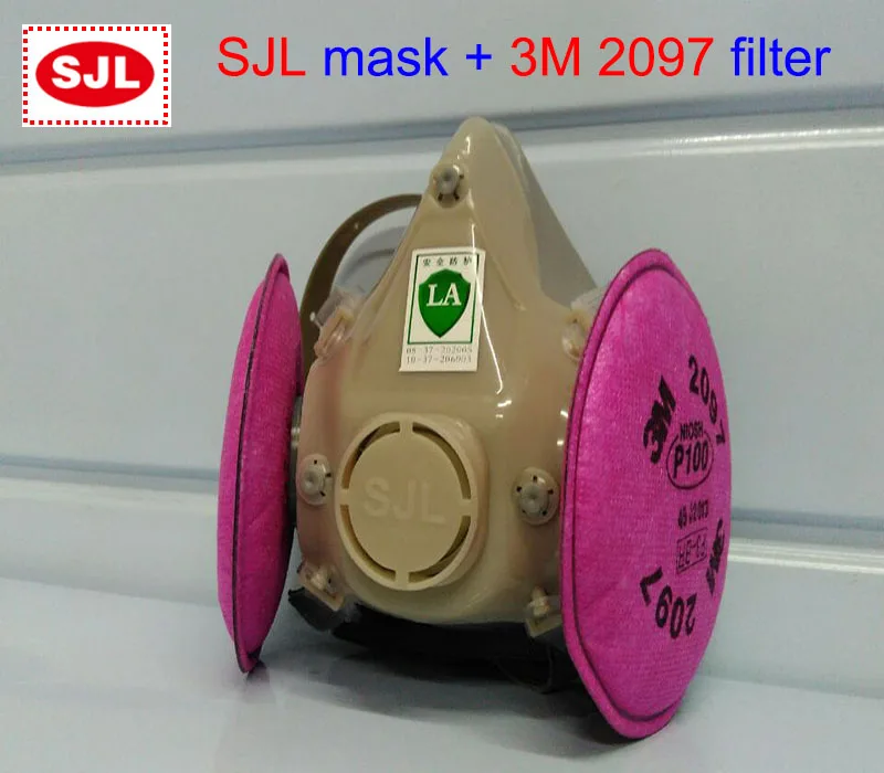 SJL respirator mask + 3M 2097 filter protective mask against Painting Painting welding filter mask
SJL respirator mask + 3M 2097 filter protective mask against Painting Painting welding filter mask