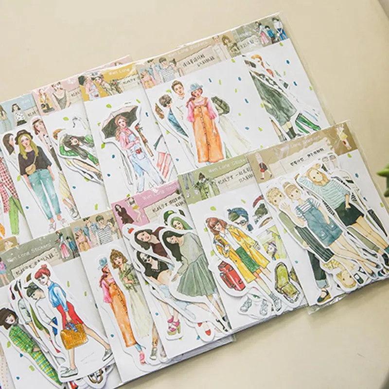 6-49 Pcs/Bag Cute Cartoon Retro Fashion Girl Student Mini Paper Sticker Decoration DIY Diary Scrapbooking Label Stickers
6-49 Pcs/Bag Cute Cartoon Retro Fashion Girl Student Mini Paper Sticker Decoration DIY Diary Scrapbooking Label Stickers