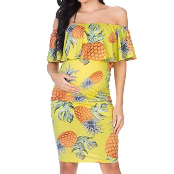 vetement femme 2019 Women Pregnancy maternity clothes dress Nursing Summer Off Shoulder Pineapple Print Casual Pregnancy Dress
vetement femme 2019 Women Pregnancy maternity clothes dress Nursing Summer Off Shoulder Pineapple Print Casual Pregnancy Dress