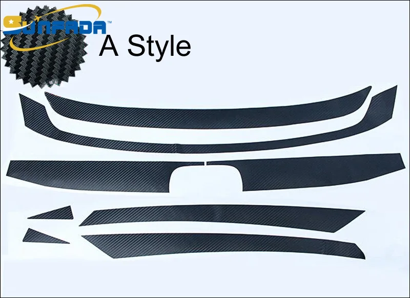 SUNFADA Black Carbon Fiber Vinyl Front Grille Decal Skin/ Stickers For HONDA CIVIC Sedan RS 10th Gen 2016 2017 Car Styling
SUNFADA Black Carbon Fiber Vinyl Front Grille Decal Skin/ Stickers For HONDA CIVIC Sedan RS 10th Gen 2016 2017 Car Styling