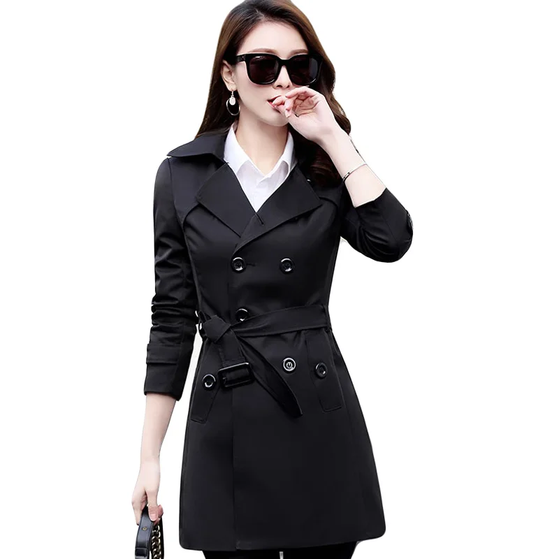 2018 New Autumn Winter Women Double Breasted Trench Coats Plus Size 5XL Medium Long Slim Waterproof Raincoat Business Outerwear
2018 New Autumn Winter Women Double Breasted Trench Coats Plus Size 5XL Medium Long Slim Waterproof Raincoat Business Outerwear