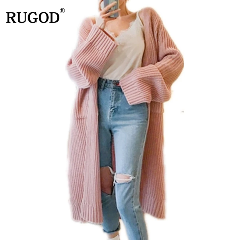 RUGOD 2019 New Winter Fashion V-Neck Cardigans have Pockets wild long knit cardigan split sweater coat cardigan sweater women
RUGOD 2019 New Winter Fashion V-Neck Cardigans have Pockets wild long knit cardigan split sweater coat cardigan sweater women