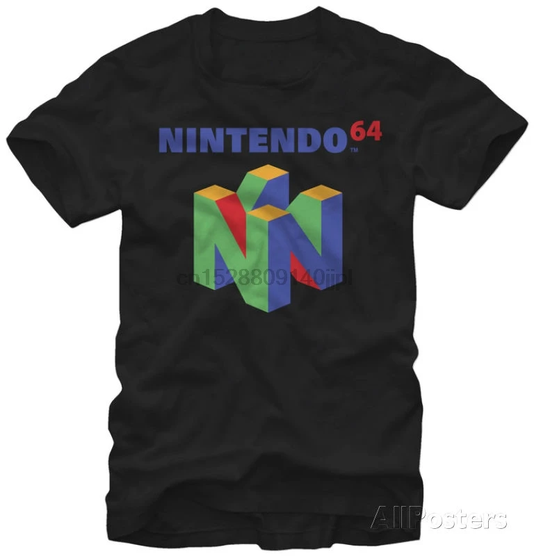 Nintendo N64 Logo Apparel T Shirt L Black Casual Plus Size T Shirts Hip Hop Style Tops Tee S 2Xl Fashion T Shirt Brand
Nintendo N64 Logo Apparel T Shirt L Black Casual Plus Size T Shirts Hip Hop Style Tops Tee S 2Xl Fashion T Shirt Brand