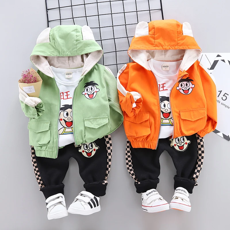 ZWXLHH 2019 New Baby Boy Clothing Sets Toddler Infant Clothes Suits Cartoon Hooded Coat T Shirt Pants Kid Children Clothes Suits
ZWXLHH 2019 New Baby Boy Clothing Sets Toddler Infant Clothes Suits Cartoon Hooded Coat T Shirt Pants Kid Children Clothes Suits