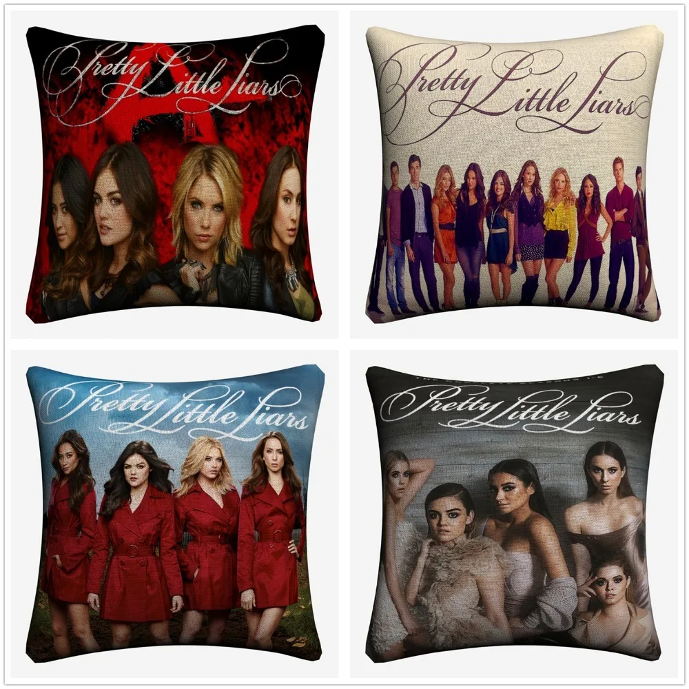 Pretty Little Liars TV Series Cotton Linen Cushion Cover 45x45cm Decorative Pillow Case Sofa Home Decor Pillow Covers Almofada
Pretty Little Liars TV Series Cotton Linen Cushion Cover 45x45cm Decorative Pillow Case Sofa Home Decor Pillow Covers Almofada