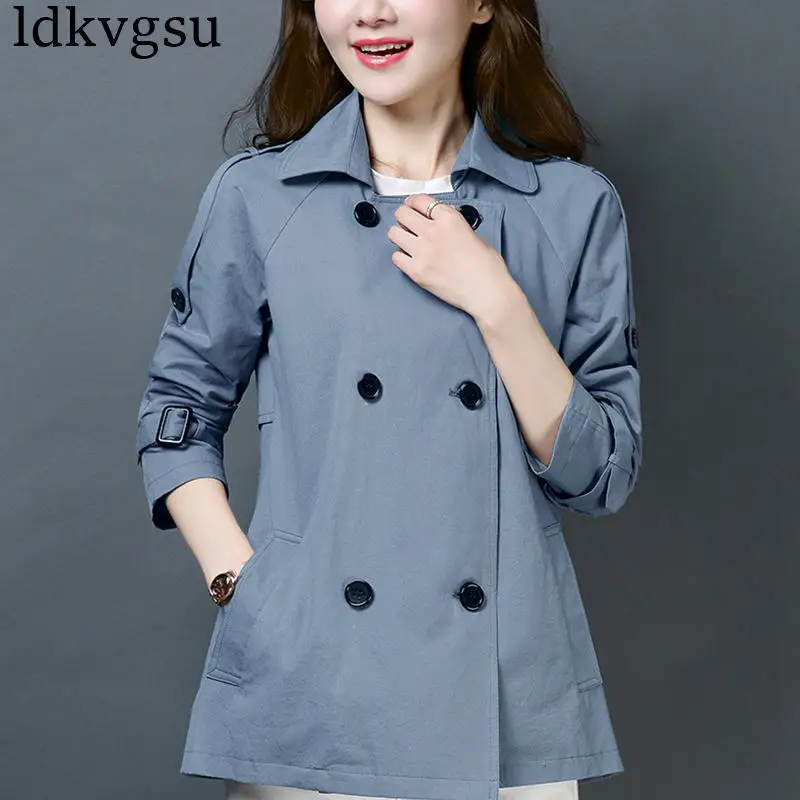 fashion Short Coat Female 2019 Spring Autumn Jacket New Korean Large Size 4XL Casual Solid cloak Windbreaker Outerwear V421
fashion Short Coat Female 2019 Spring Autumn Jacket New Korean Large Size 4XL Casual Solid cloak Windbreaker Outerwear V421