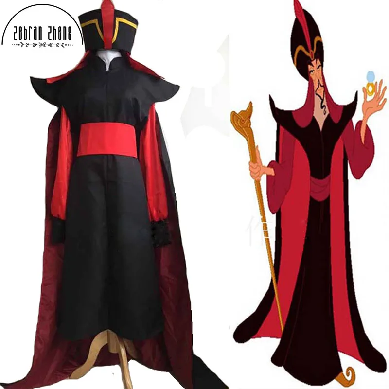 Free Shipping (whole set)Customized Adult Men's Aladdin Jafar Villain Costume Outfit Aladdin Cosplay Costume for Halloween party
Free Shipping (whole set)Customized Adult Men's Aladdin Jafar Villain Costume Outfit Aladdin Cosplay Costume for Halloween party