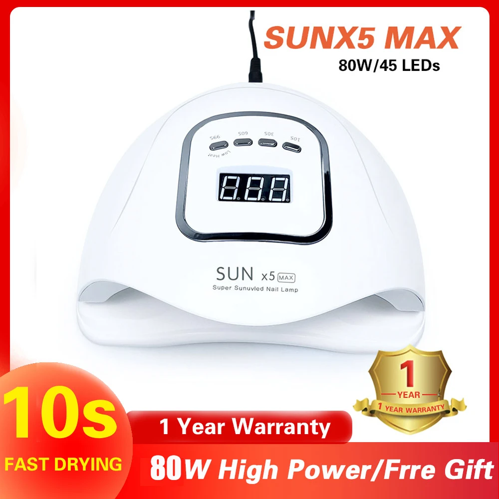profession UV Lamp SUN x5MAX LED Lamp Nail Dryer LCD Display 80W Nail Dryer For manicure Gel Polish Auto Sensor Timer UV Cabin
profession UV Lamp SUN x5MAX LED Lamp Nail Dryer LCD Display 80W Nail Dryer For manicure Gel Polish Auto Sensor Timer UV Cabin