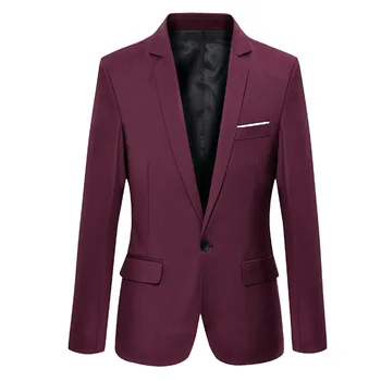 England Style Plus Size Suit Men'S Blazers Formal Men'S Slim Fit One Button Long Sleeve Suit Blazer Business Blazers Men 3xl
England Style Plus Size Suit Men'S Blazers Formal Men'S Slim Fit One Button Long Sleeve Suit Blazer Business Blazers Men 3xl