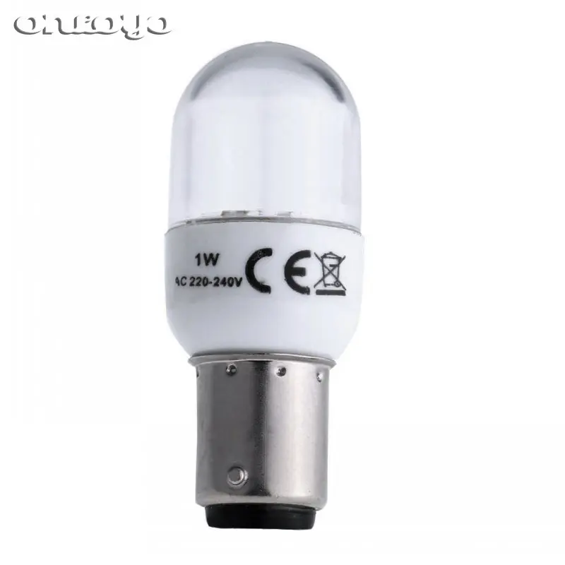 LED Light Bulbs for Singer Home Sewing Machine 1W 220 Volts Push In Type #LED-BA15D 220V 
LED Light Bulbs for Singer Home Sewing Machine 1W 220 Volts Push In Type #LED-BA15D 220V