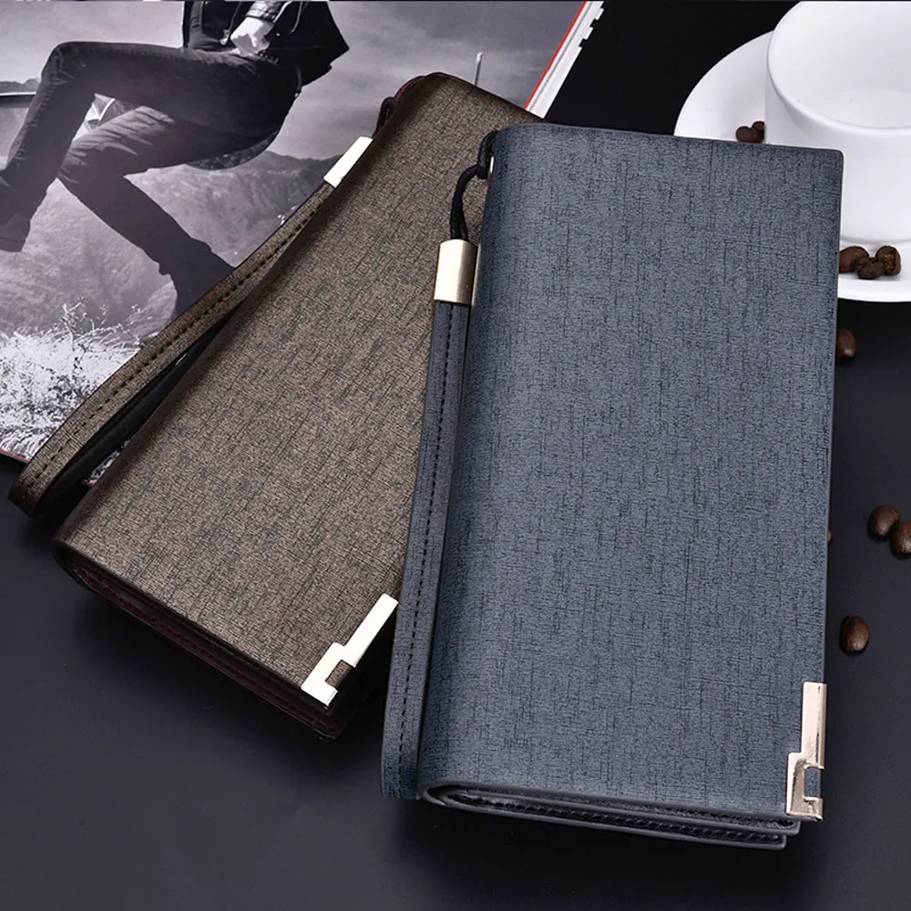 New men's wallet fresh fashion design multi-function wallet men's retro business wallet long wallet card package
New men's wallet fresh fashion design multi-function wallet men's retro business wallet long wallet card package