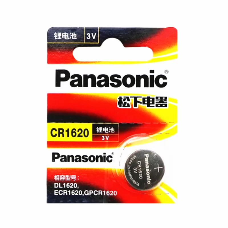 Panasonic 100% Original CR1620 Button Cell Battery For Watch Car Remote Key cr 1620 ECR1620 GPCR1620 3v Lithium Battery
Panasonic 100% Original CR1620 Button Cell Battery For Watch Car Remote Key cr 1620 ECR1620 GPCR1620 3v Lithium Battery