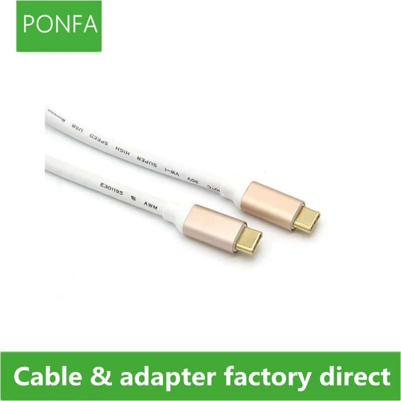 USB Type C Cable, USB 3.1 Gen2 USB-C Male to Male Data Sync and Charging Wire Cord Connector for USB-C Devices metal shell cable
USB Type C Cable, USB 3.1 Gen2 USB-C Male to Male Data Sync and Charging Wire Cord Connector for USB-C Devices metal shell cable