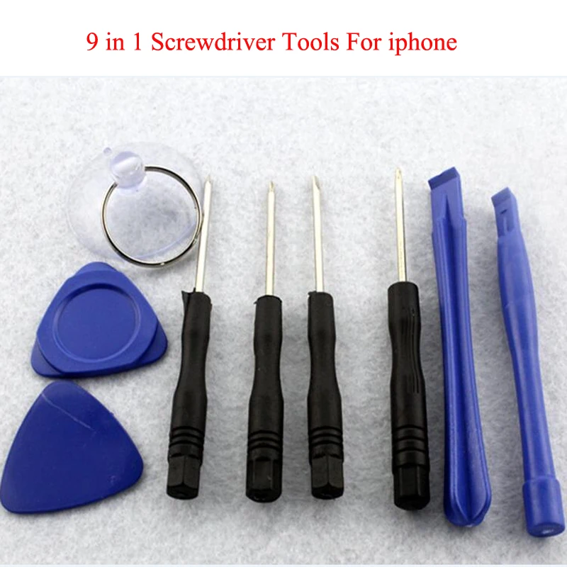 9 in 1 Screwdriver Tools kit Bottom screw LCD Screen Display & Battery Disassemble Opening Repair Tool FOR iphone
9 in 1 Screwdriver Tools kit Bottom screw LCD Screen Display & Battery Disassemble Opening Repair Tool FOR iphone