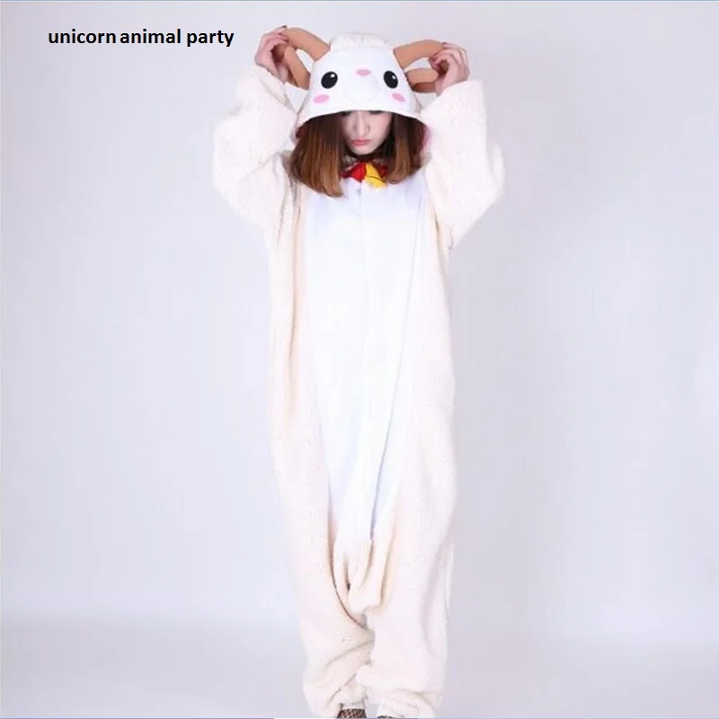 Kigurumi Onesie Cosplay Warm winter Animal Unisex Adult Goat Cartoon Sete Pyjama Jumpsuit Cosplsy Costumes Halloween Clothes
Kigurumi Onesie Cosplay Warm winter Animal Unisex Adult Goat Cartoon Sete Pyjama Jumpsuit Cosplsy Costumes Halloween Clothes