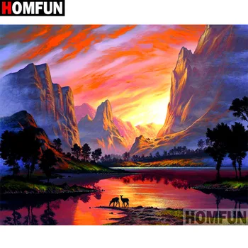 HOMFUN Full Square/Round Drill 5D DIY Diamond Painting "Mountain scenery" 3D Embroidery Cross Stitch 5D Home Decor Gift A17430
HOMFUN Full Square/Round Drill 5D DIY Diamond Painting "Mountain scenery" 3D Embroidery Cross Stitch 5D Home Decor Gift A17430