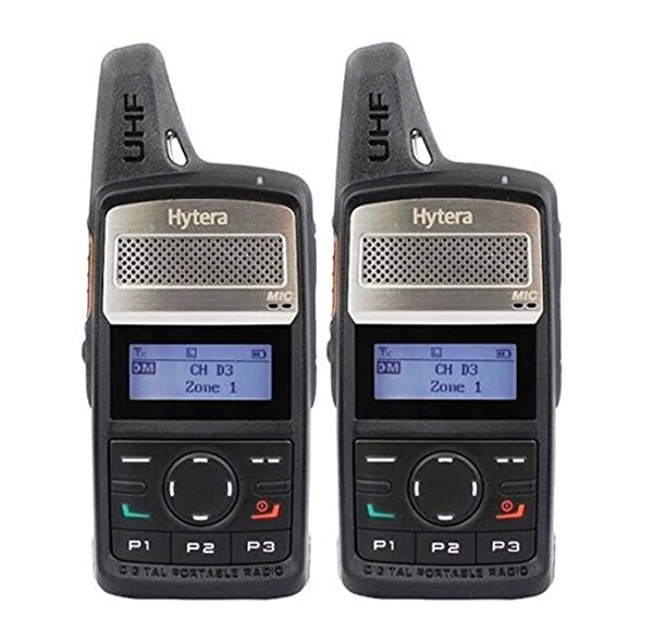 2pc Wireless long range mobile radio transmitter Analogue radio station HYT PD360 Hytera with UHF DMR Digital Walkie Talkie pair
2pc Wireless long range mobile radio transmitter Analogue radio station HYT PD360 Hytera with UHF DMR Digital Walkie Talkie pair