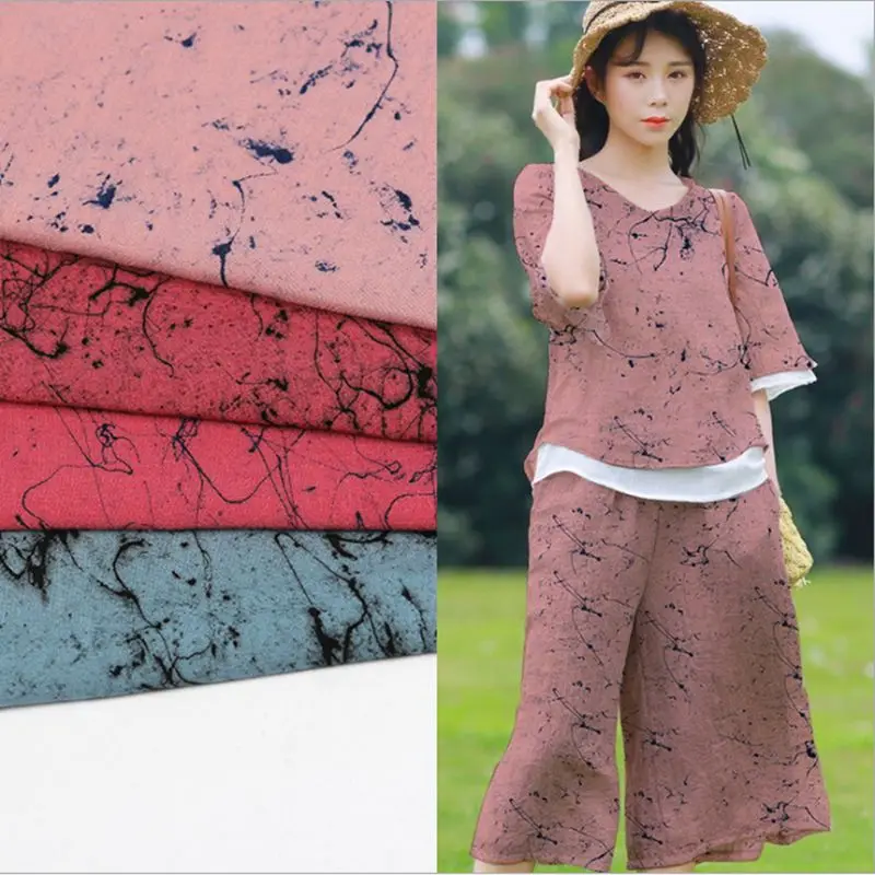 Eco-friendly viscose linen fabric printed fabric for sewing Chinese vintage fabric 50*125cm/piece L34
Eco-friendly viscose linen fabric printed fabric for sewing Chinese vintage fabric 50*125cm/piece L34