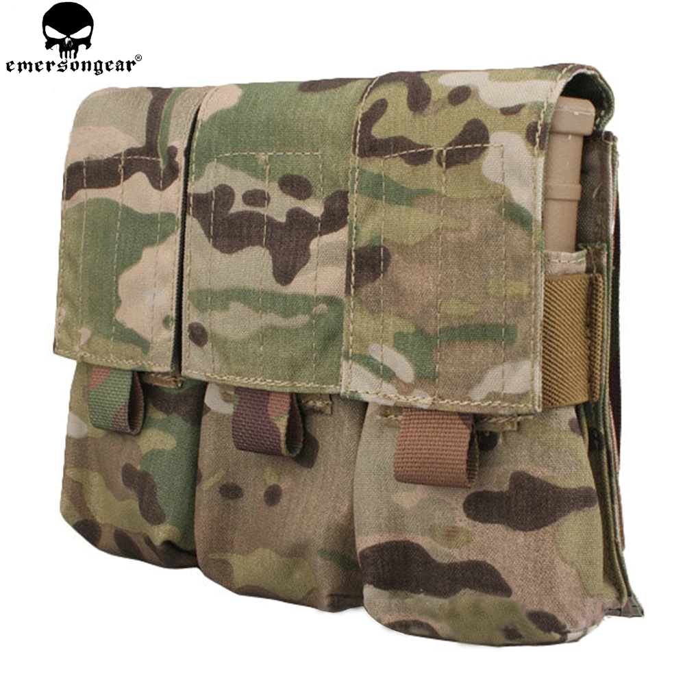 

EMERSONGEAR LBT Style M4 Triple Magazine Pouch Molle Military Airsoft Paintball Combat Gear Pistol Triple Mag Pouch EM6352